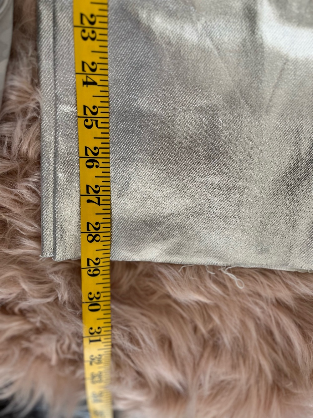 Zara metallic boyfriend jean sz 2 - Picture 5 of 7